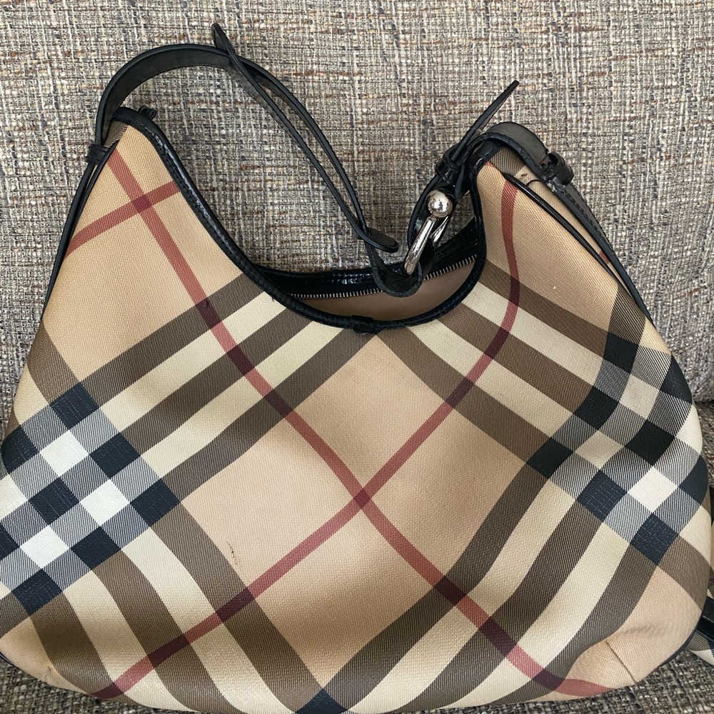 Burberry Tan Plaid Women's Bag